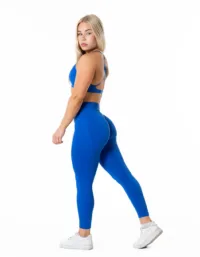 Relode Aura Seamless Scrunch Tights - Cobalt