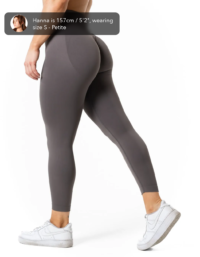 Relode Aura Seamless Scrunch Tights - Earth Grey