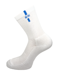 supersox.se Tennissockor - Vit/Blå - Str. 42-47