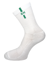 supersox.se Tennissockor - Vit/Grön - Str. 36-41