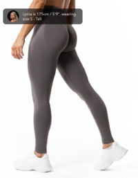 Relode Aura Seamless Scrunch Tights - Earth Grey