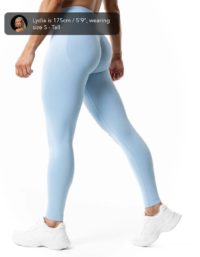 Relode Aura Seamless Scrunch Tights - Light Blue