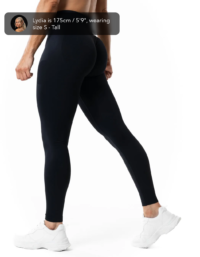Relode Aura Seamless Scrunch Tights - Black