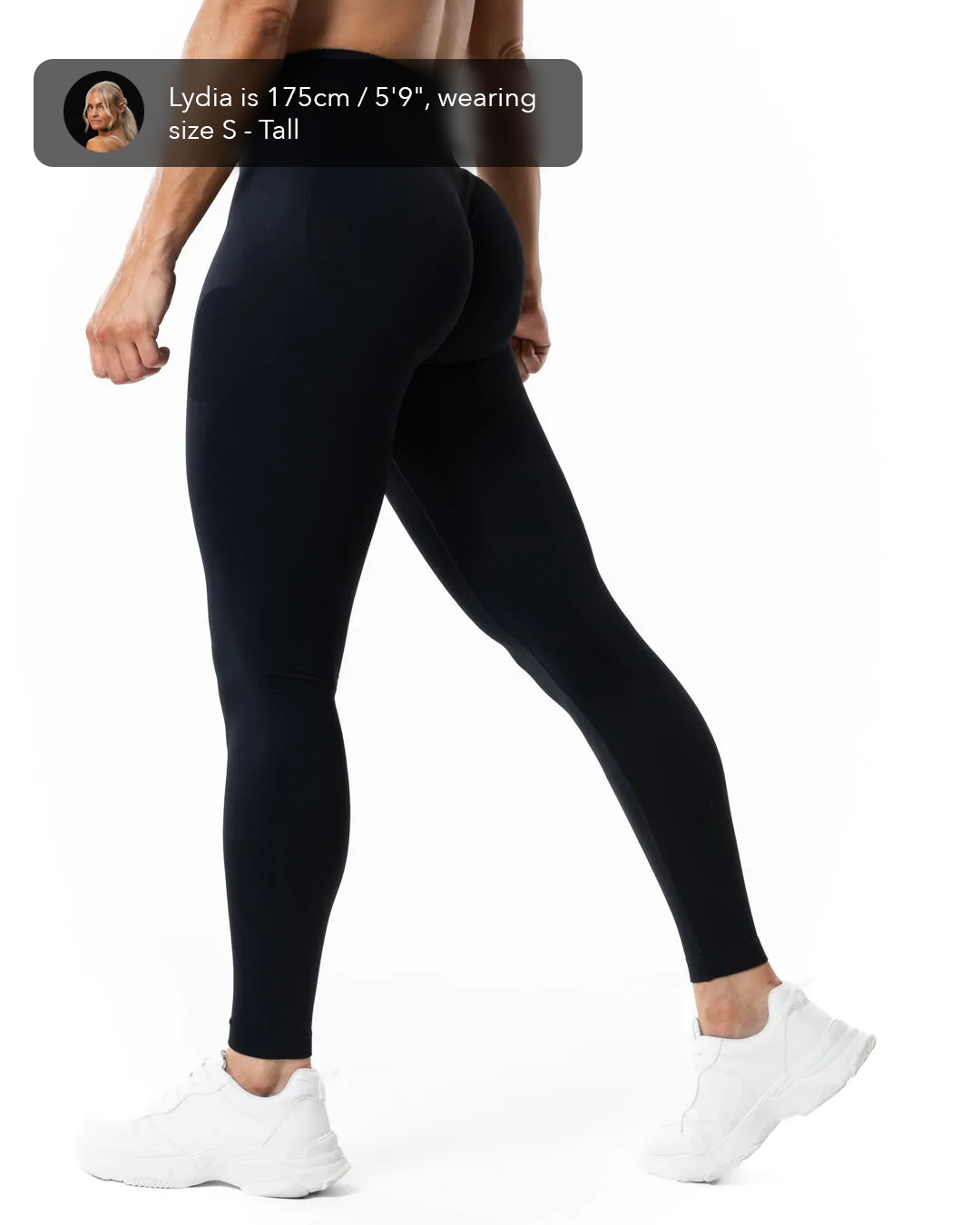 Relode Aura Seamless Scrunch Tights - Black