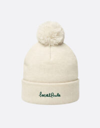Local Rule Pom Pom Beanie - Offwhite