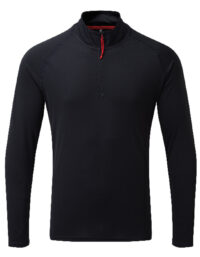 Gill UV009 Men's UV Långarmad Zip T-shirt Navy strl. M