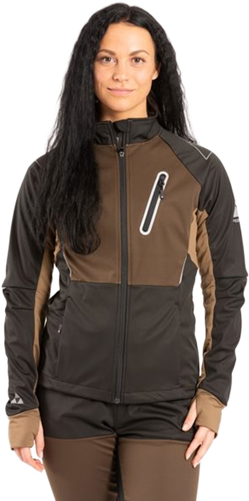 Fischer Åsarna 2 Softshell Jacket W-Svart-XS Dam Svart XS | Längdskidjacka