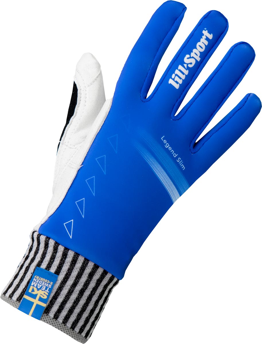 Lillsport Legend Slim Blå 11 | Längdskidhandskar
