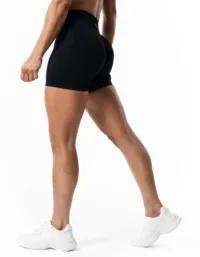 Relode Aura Seamless Scrunch Shorts - Black