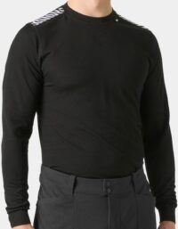 Helly Hansen Herr Comfort Lättviktigt Baslager Ställ Svart XL