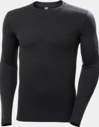 Helly Hansen Herr Lifa Merino Crew Lifa® Baslager Svart 2XL