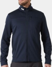 Helly Hansen Herr Crew Slickface Marine Fleecejackajacka Marinblå S