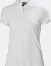 Helly Hansen Dam Crewline Snabbtorkande Stretch Polotröja Vit XS