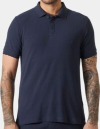 Helly Hansen Herr Crewline Snabbtorkande Polotröja Marinblå XL