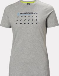 Helly Hansen Dam The Ocean Race T-shirt Grå M