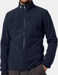 Helly Hansen Herr Crew Softshell Väderbeständig Jacka 20 Marinblå XL