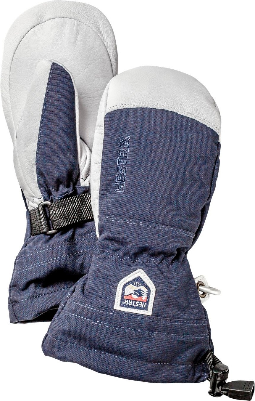Hestra Hestra Juniors' Army Leather Heli Ski Mitt Marine