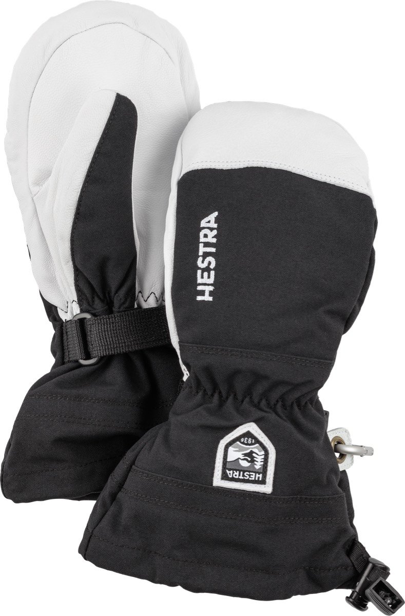 Hestra Hestra Juniors' Army Leather Heli Ski Mitt Black