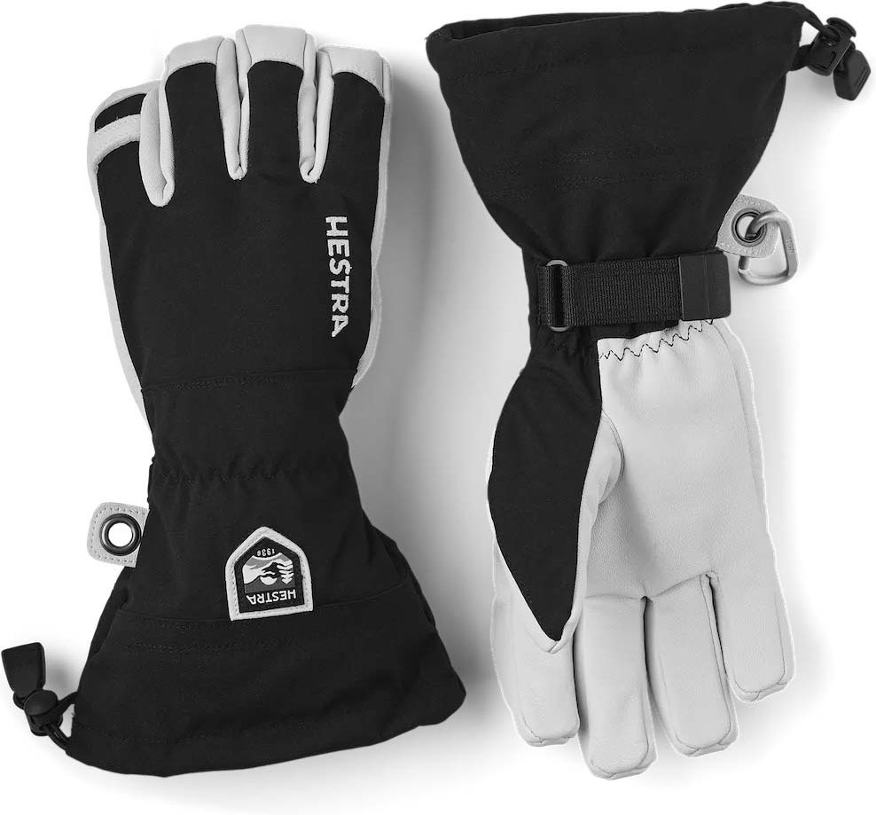 Hestra Hestra Army Leather Heli Ski 5-finger Black