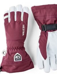 Hestra Hestra Army Leather Heli Ski 5-finger Bordeaux
