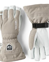 Hestra Hestra Army Leather Heli Ski 5-finger Khaki