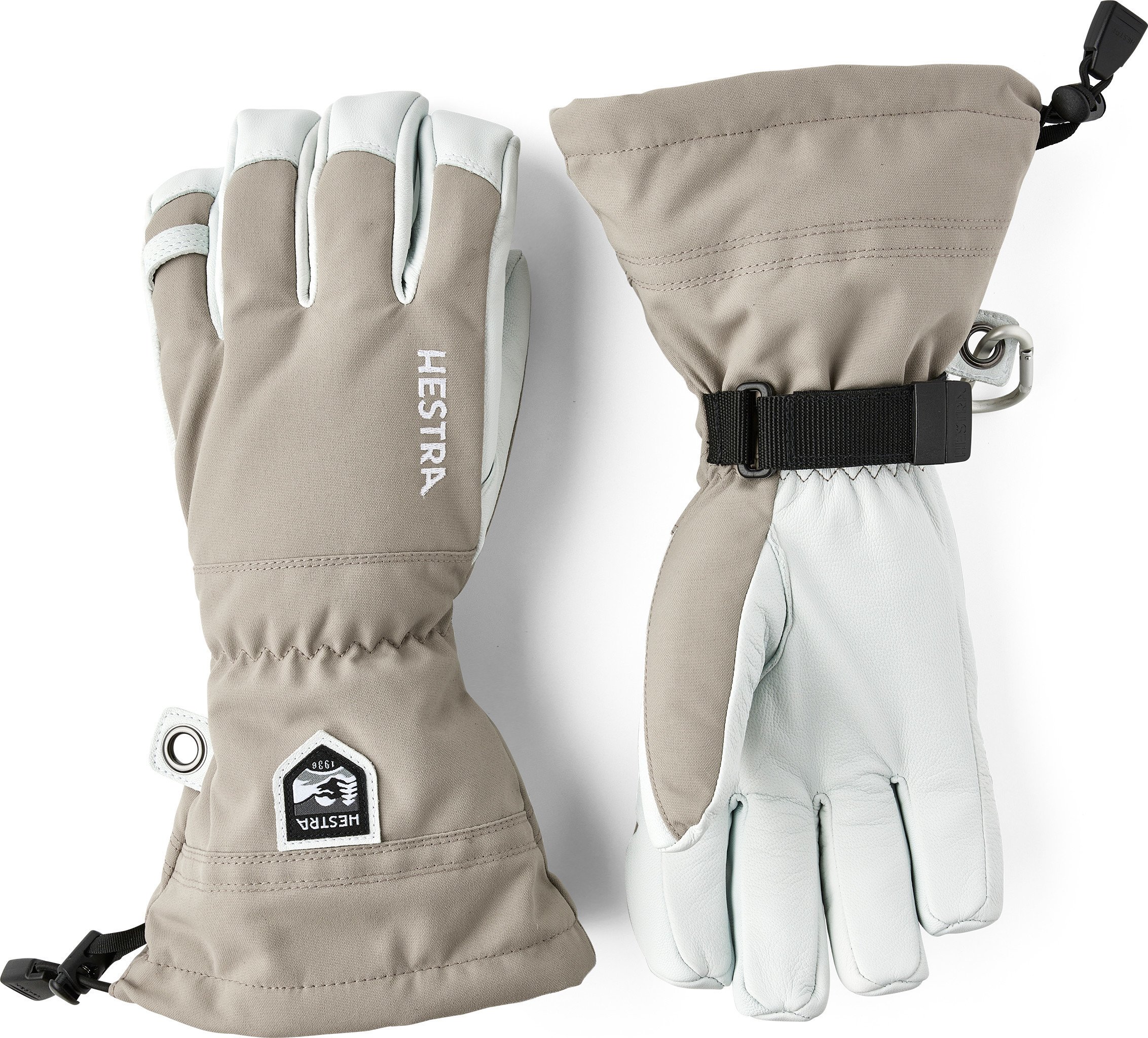 Hestra Hestra Army Leather Heli Ski 5-finger Khaki