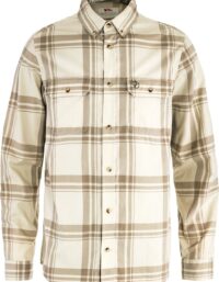 Fjällräven Men's Övik Lite Flannel Shirt Chalk White-fossil