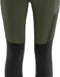 Fjällräven Women's Keb Agile Tights Deep Forest-black