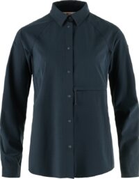 Fjällräven Women's Abisko Trekking Shirt Dark Navy