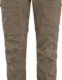Fjällräven Women's Abisko Hybrid Trail Trousers Zip-Off Suede Brown