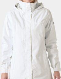 Helly Hansen Dam Aden Lång Regnkappa Med Isolering Vit 4XL