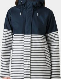 Helly Hansen Women's Moss Block Pu Raincoat Marinblå XS
