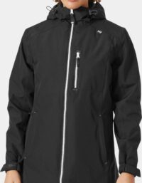 Helly Hansen Dam Long Belfast 3/4 Regnjacka Svart XS
