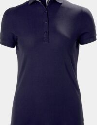 Helly Hansen Dam Crewline Snabbtorkande Stretch Polotröja Marinblå XL