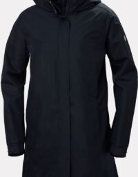 Helly Hansen Dam Aden Lång Regnjacka Marinblå 2XL