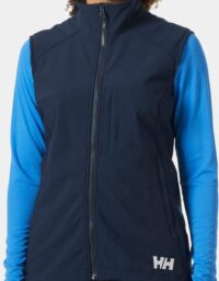 Helly Hansen Dam Paramount Athletic Cut Softshell Väst Marinblå XS