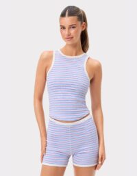 Stronger Stripe Rib Tank Top