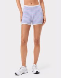 Stronger Stripe Rib Hot Pants