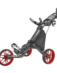 Caddytek EZ TOUR Quickfold Golfvagn med 3 Hjul - Röd