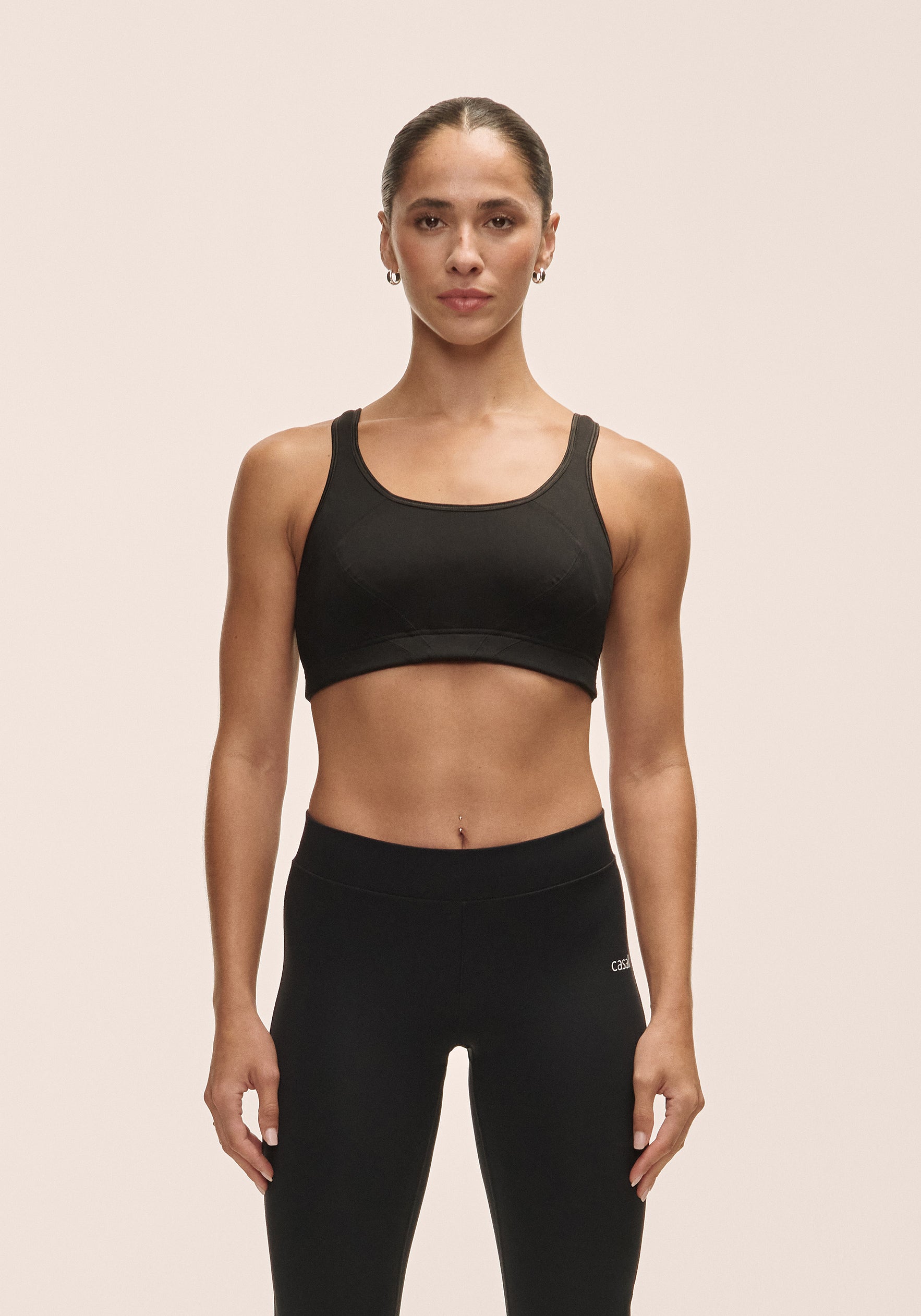 Casall High Impact Sports Bra, Svart, Storlek 95-G