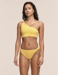 Casall Casall Twist Bikini Top - Sunflower, Unisex, ECONYL, UV-skydd 50+