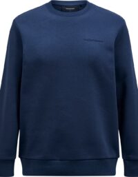 Peak Performance Men's Original Small Logo Crew Blue Shadow